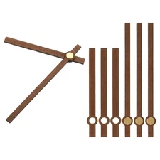 Clock Hands Kit, 4 Set Wooden Clock Hand Parts for 10 Inch Clock, E1