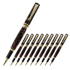 Classic Roller Ball Pen Kit, Gold Finish, 10 Pack, Legacy Woodturning