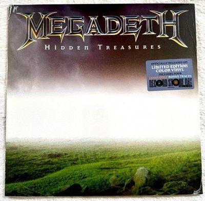 MEGADETH RECORD HIDDEN TREASURES STORE DAY SEALED PROMO LIMITED COLOR VINYL LP