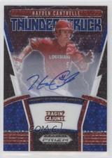 2020 Panini Prizm Draft Picks Blue Donut Circle 2/25 Hayden Cantrelle Auto 11th