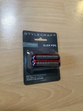 STYLECRAFT Wireless Prodigy Silver Slick Replacement Foils Red #SCWPSFR