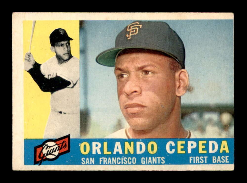 Orlando Cepeda #450 (Baseball Cards 1960 Topps) — is it worth grading?