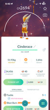 pokemon go shiny cinderace 80k stardust message after purchase