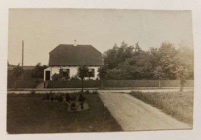 Early 1900s Quaint Danish House RPPC Postcard