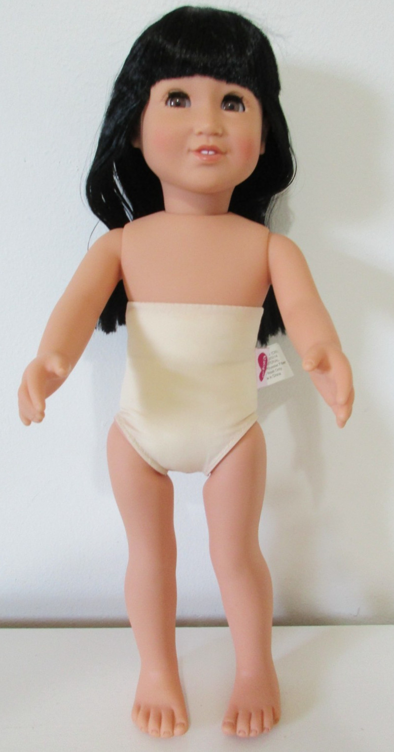 ADORA 17" DOLL  BLACK HAIR BROWN EYES  #13B MADE BY CHARISMA 2018