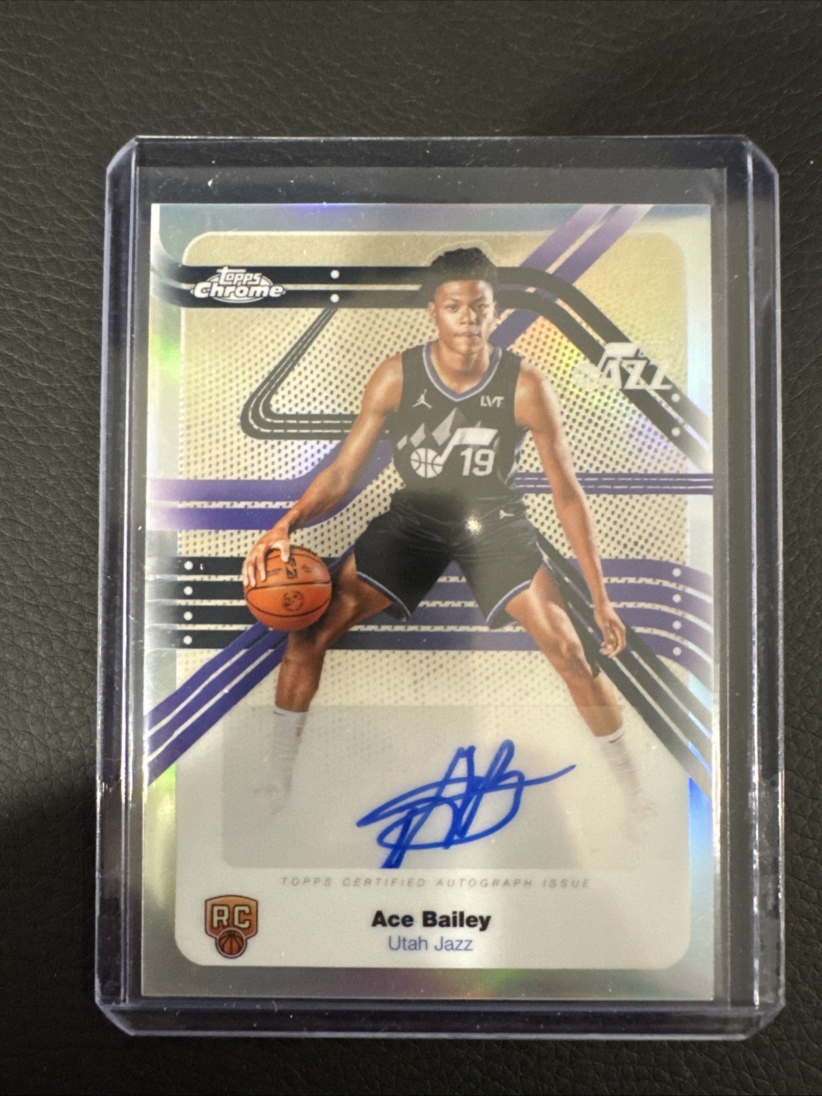 2025 ACE BAILEY TOPPS CHROME NEXT STOP REFRACTOR AUTO RC