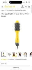 Drybar Double Shot Blow Dryer Brush Round Hair Dryer Blowout Brush