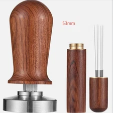 51/53mm Espresso Coffee Tamper, Spring-loaded Calibrated Tamper //with Premium