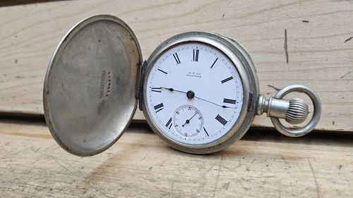 ANTIQUE AMERICAN WALTHAM POCKET WATCH - P.S BARTLETT *READ*