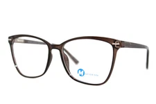 NEW MODERN OPTICAL APPOINT BLACK AUTHENTIC EYEGLASSES FRAMES 55-17-140MM