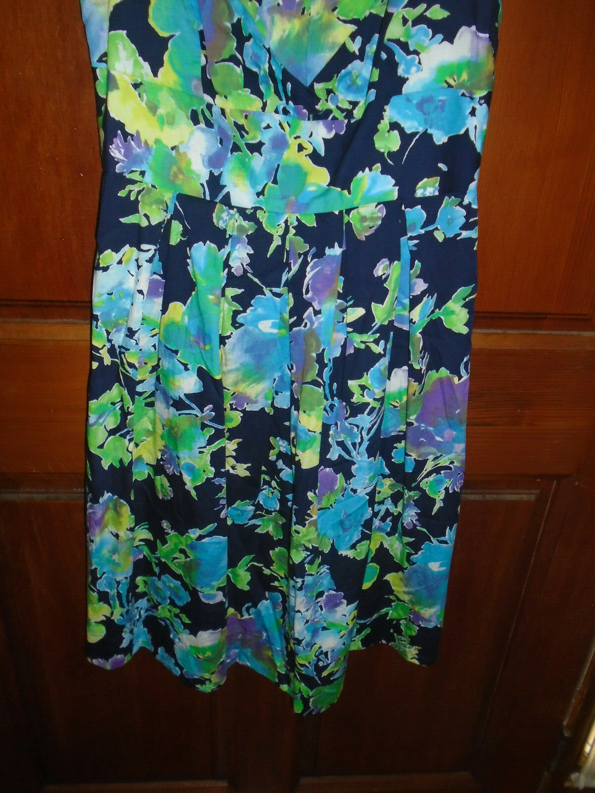 ZARA BASIC BLUE FLORAL SLEEVELESS DRESS WOMEN'S SIZE … Gem