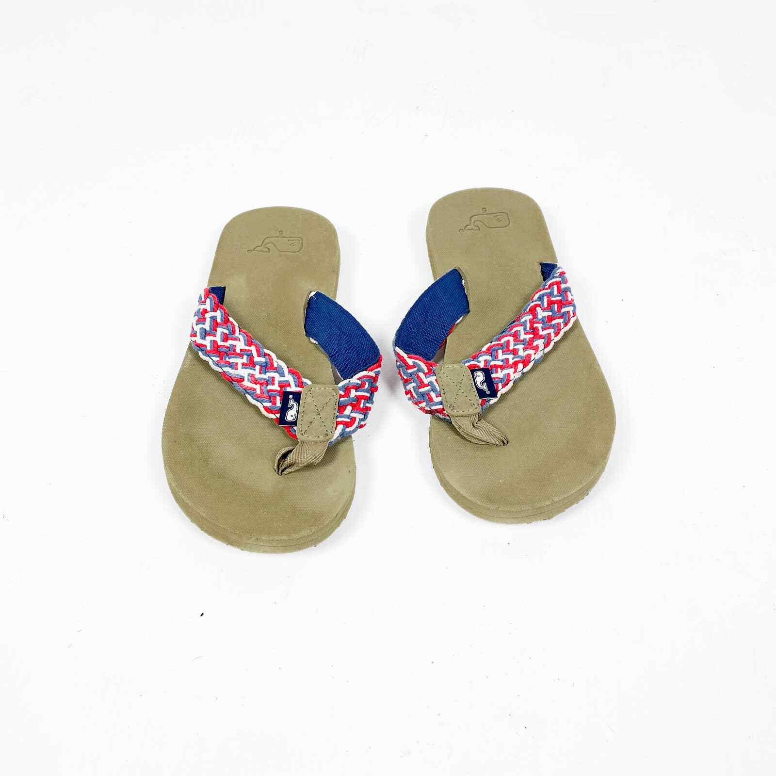 vineyard vines womens braided flip flops