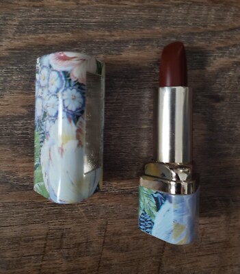 Zalan Black Berry Lipstick In Floral Tube With Built In Mirror