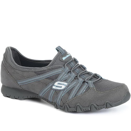 SKETCHERS Damas Cómodos Fácil Sin Cordones Bungee Encaje Deportivos BMC - Reino Unido 2-9 - Imagen 12 de 12