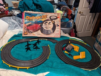 Vintage 1990 Tyco Challenge 100 Electric Racing Track Near Complete  READ!!!