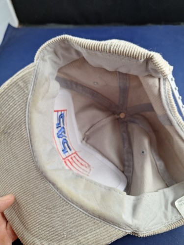 Cappello Berretto Vintage PENN VALLEY PUMP Velluto a coste Camionista Snapback *2FB - Foto 2 di 2