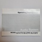 <!--F#f_0-->NOS Holden Commodore VR VS Eurovox Radio Operating Instructions 6315V HSV<!--F/-->