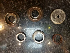 Mercedes 190sl Chrome Trim rings interior switches w121 OEM used restore