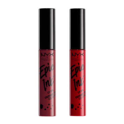 Lot of 2: New NYX Epic Ink Lip Dye Gloss EILD08 Wizardry EILD12 Blazed (Sealed)