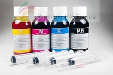 4x 100ML Refill ink kit for HP Canon Lexmark Dell brother inkjet printer
