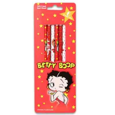 Betty Boop Pencils Set Of Six
