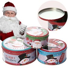 3 boîtes de Noël boîte de Noël Noël 20/16,5/13,5 cm pour gâteaux, thé, bonbons