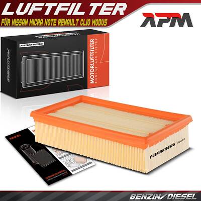 Luftfilter Filter für Nissan Micra III Note 1.5 Renault Clio 1.2 1.4 Modus 1.5
