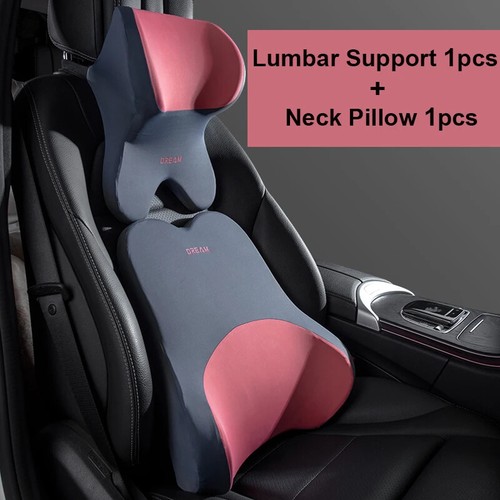 Car Lumbar Support Headrest Neck Pillow Support Universal Neck Pillows Cushion - Picture 26 of 32