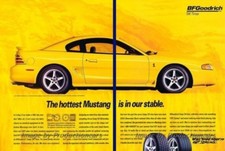 1996 Ford Mustang Cobra R Svt 2-page Advertisement Print Art Car Ad J806