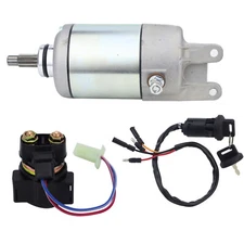 For Honda 1988-2000 TRX300 FourTrax 300 Starter&Relay&Switch