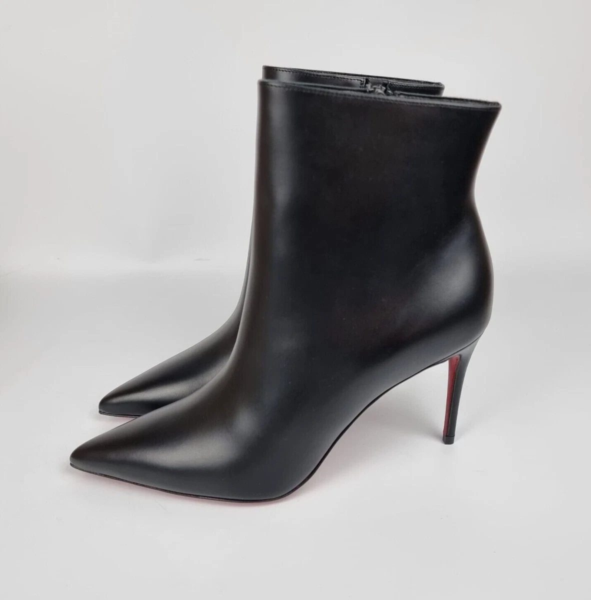 Christian Louboutin, So Kate 85 black suede ankle boots