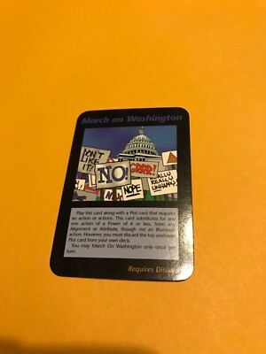 MARCH ON WASHINGTON : Illuminati INWO CCG One With All Edition TCG