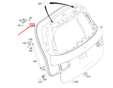 NEU MERCEDES-BENZ GLB X247 HECKTÜRDICHTUNG A2477403600 ORIGINAL NEU MERCEDES-BENZ GLB X247 HECKTÜRDICHTUNG A2477403600 ORIGINAL