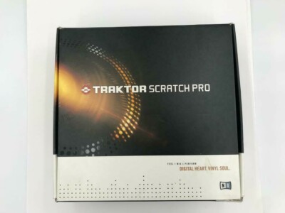 Native Instruments Traktor Scratch PRO digital heart vinyl soul Used in Box