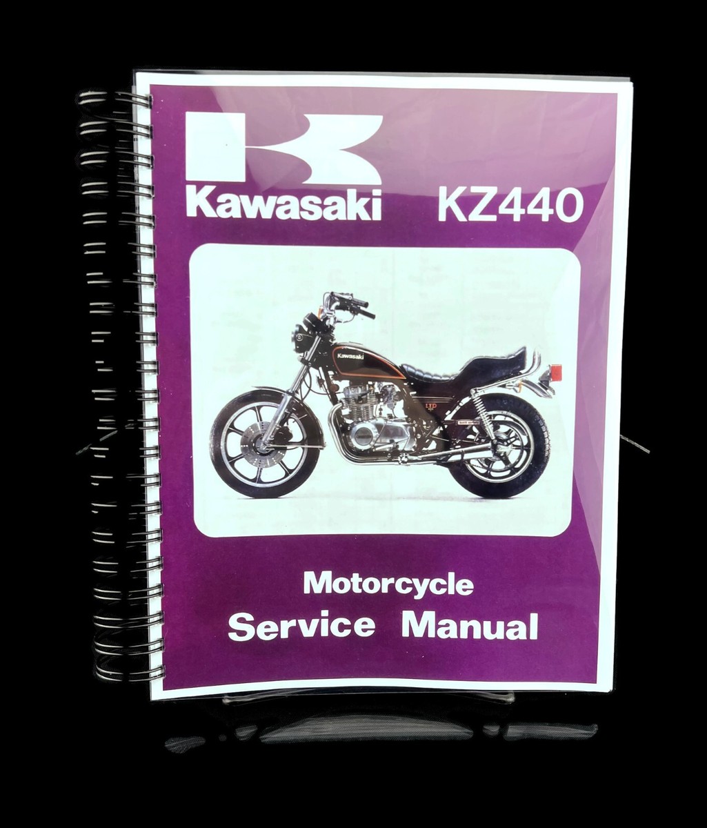 1980-1982 Kawasaki KZ440 Service Manual Booklet - 314 Pages PN