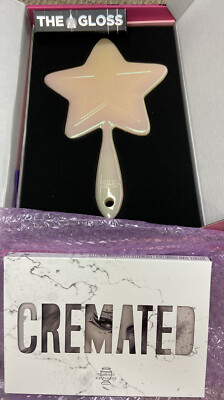 Jeffree Star Cremated Eye shadow Palette, Shane Gloss, & Star Hand Mirror White
