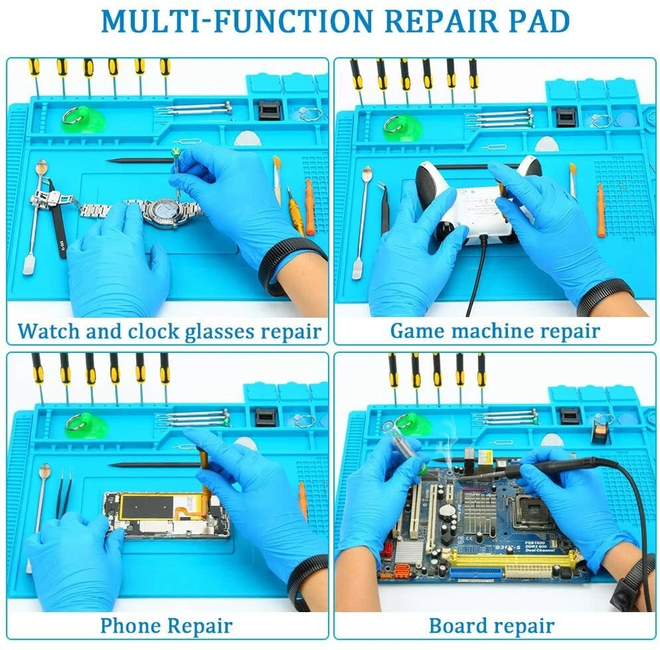 Almofada de silicone térmica magnética tapete de mesa reparo de solda para BGA - Imagem 3 de 4
