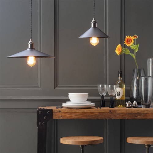 Litecraft Ciana Light Shades Small & Wide Easy Fit Lampshade - 5 Colours - Picture 13 of 43