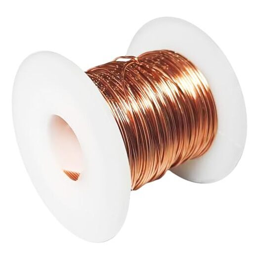1mm 18 Gauge Bare Soft Copper Wire - 200 Feet for Crafting