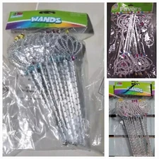 36 Jeweled Mini Wands 8" tall  Party Wands Princess Party Favors Magic Wands