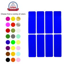 Color Coding Labels 3x1 Inch Rectangular 76mm x 25mm Stickers for Marking Crafts