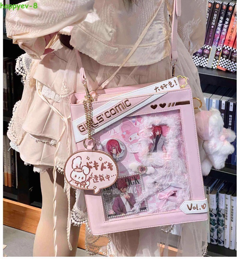 Girl Cute Crossbody Bag Daily Manga Style Book Ita Bag Shoulder Messenger Bag