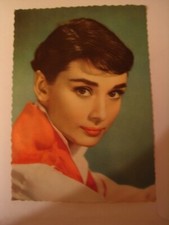 UFA Filmkarte  , Audrey Hepburn , altes Sammelbild, Farbkarte