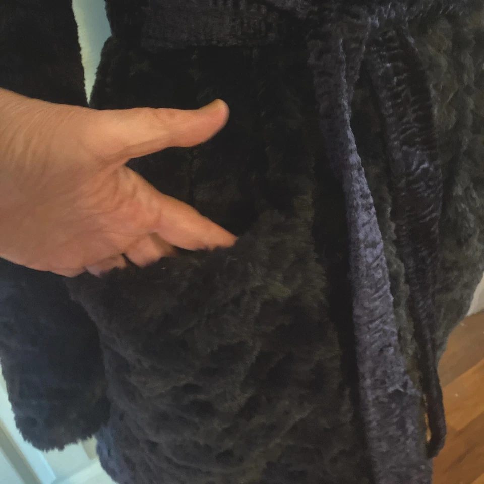 adrienne landau Faux Fur Blue Dreamworld Trolls Large Coat - Image 3 of 4