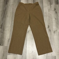 Liz Claiborne Women's Anissa Flat Front Pant Brown Size: 12P