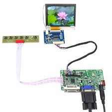 DVI VGA LCD Controller Board With 3.5in VS035SD1 Replace PD035VX2 640x480 LCD