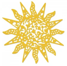 New, Retired Sizzix Thinlits Intricate Sun #663417 Retail $19.99 Sophie Guilar