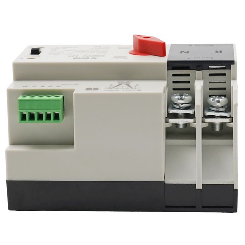 Interruptor de transferencia automática de doble potencia 2P 125A interruptor de cambio de generador de ajuste - Imagen 7 de 38