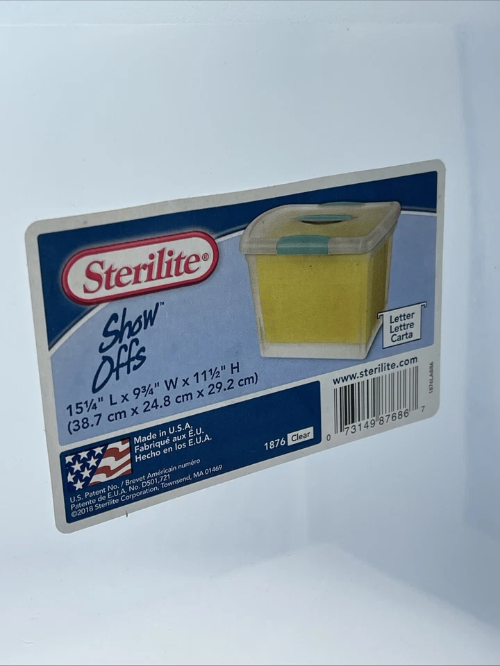 Sterilite Large Nesting Showoffs Box - Clear - 1 Container With Lid - Image 2 of 4
