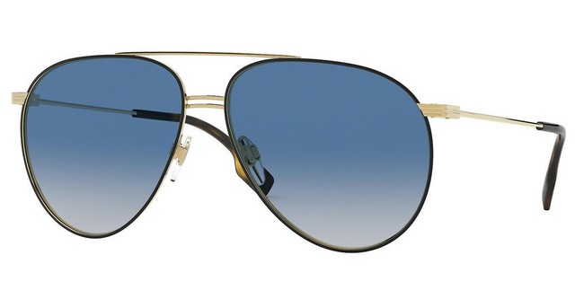burberry black gold sunglasses